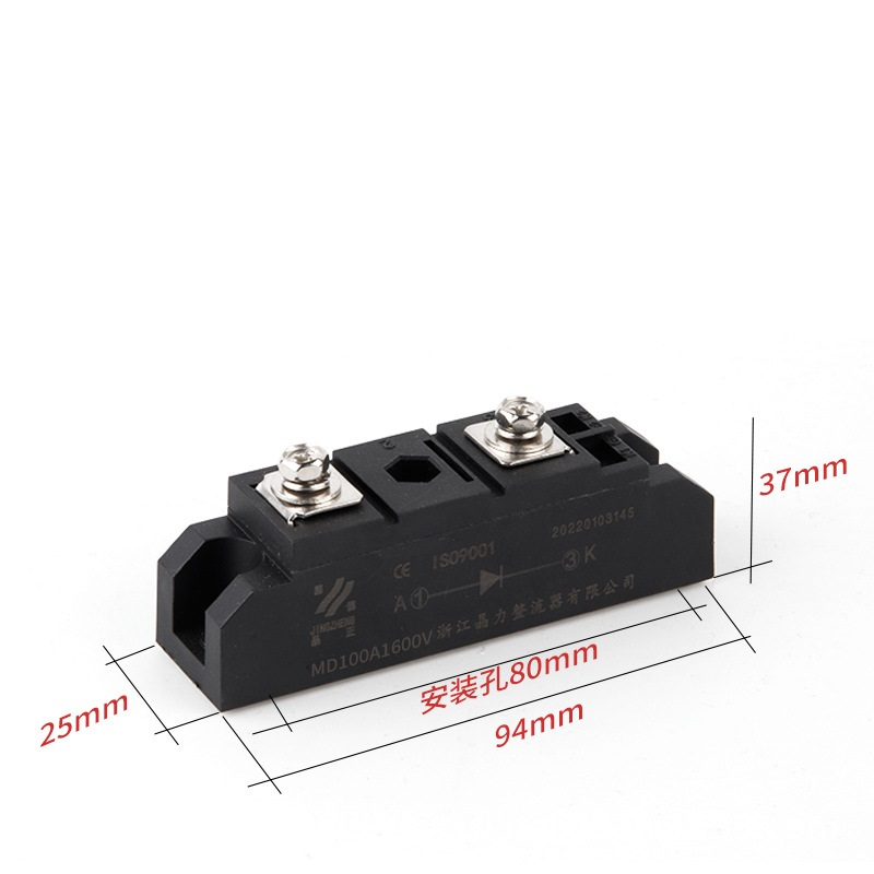 MD100A 1600V Đi ốt module bán dẫn đi ốt chỉnh lưu 100A 1600V