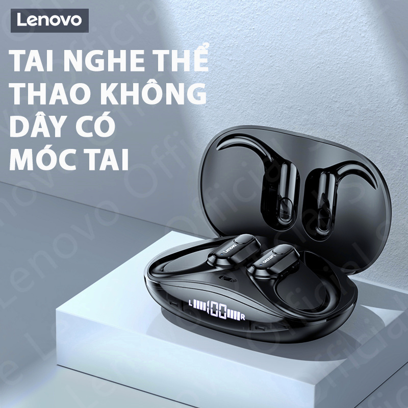 Tai nghe thể thao bluetooth không dây Lenovo thinkplus XT80 Giảm tiếng ồn TWS âm thanh nổi HiFi gắn tai Có Mic
