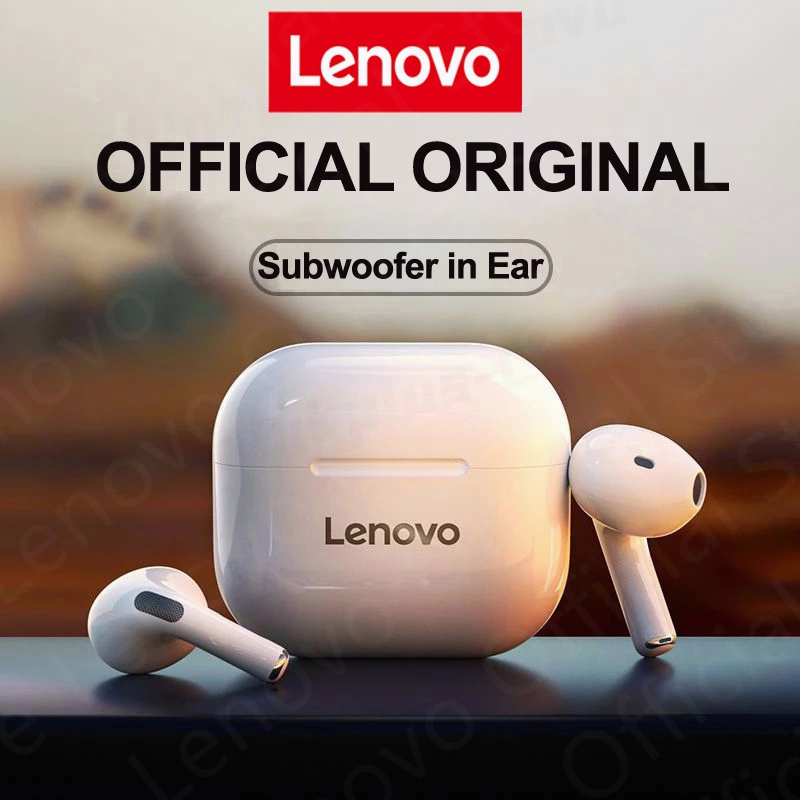 Lenovo Thinkplus LP40 TWS Tai Nghe Không Dây Bluetooth 5.0 Âm Thanh Nổi Kép Giảm Tiếng Ồn Bass Điều Khiển Cảm Ứng Thời Gian Chờ Dài 230MAH