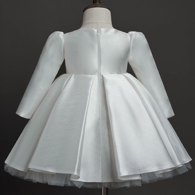 Đầm công chúa trơn dài tay 🐣ngắn tay  phồng xinh cho bé gái kèm cài 🐣