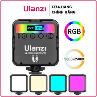 Ulanzi vl49 rgb / ulanzi vl49 rgb pro - đèn led đổi màu dành cho máy ảnh, điện thoại