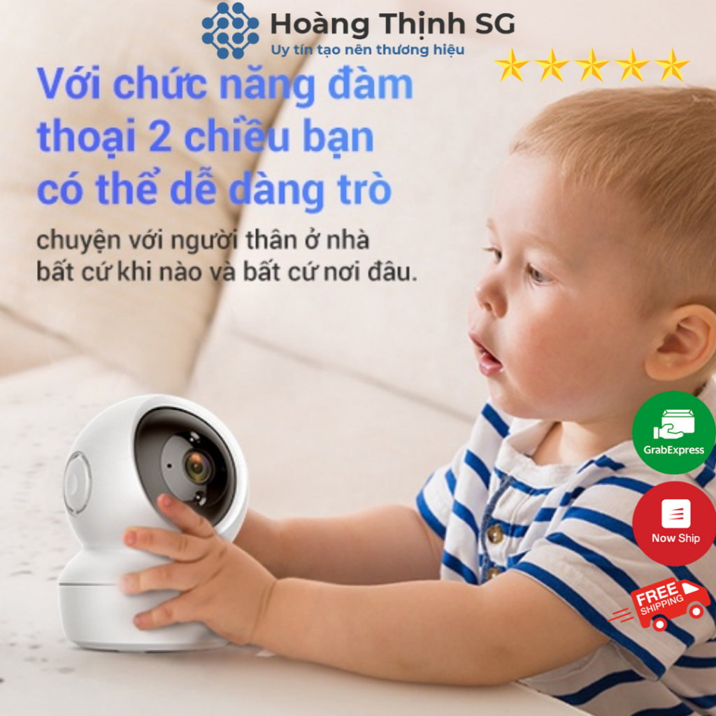 Camera Wifi EZVIZ C6N 2Mpx HD1080p, Xoay 360, đàm thoại 2 chiều, camera trong nhà C6N 2Mpx bảo hành 24 tháng
