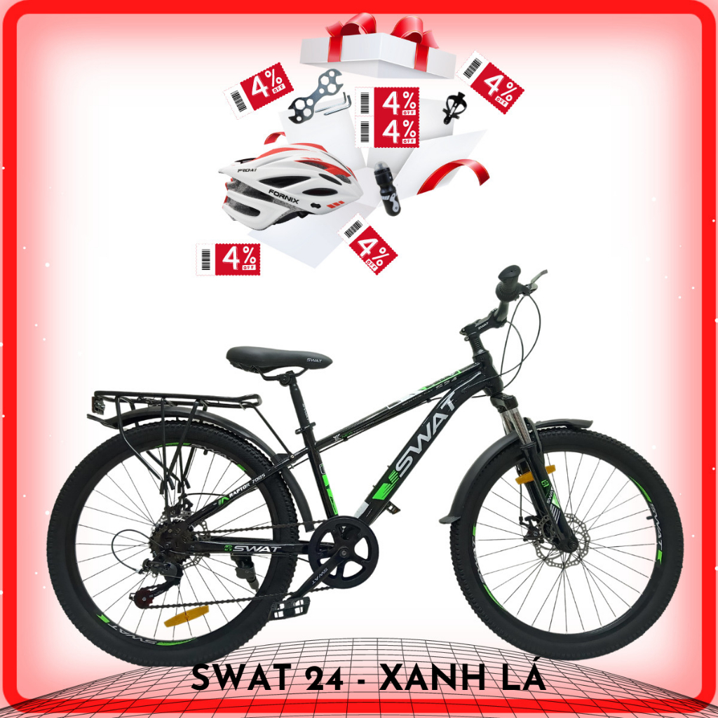 Xe Đạp Địa Hình SWAT24 - FORNIX- Bảo Hành 12 Tháng