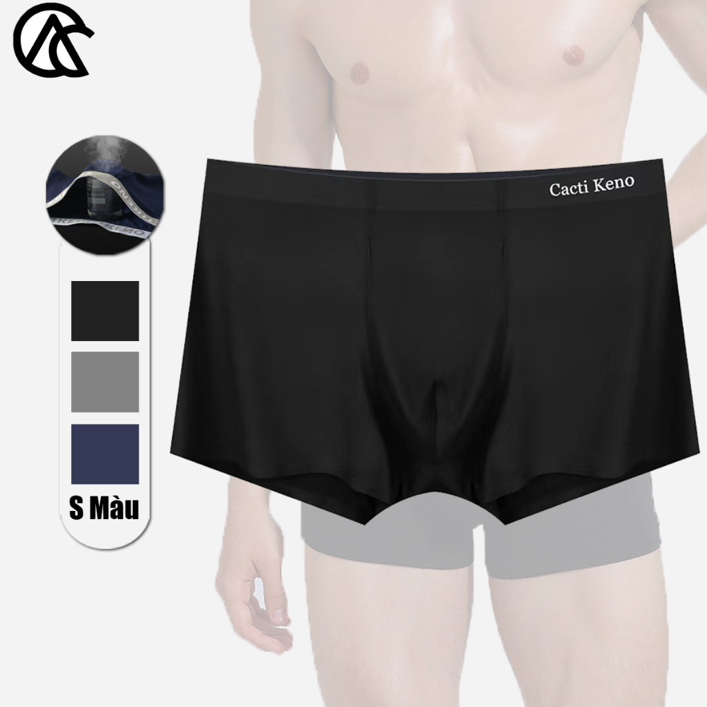 Cacti Keno Sexy Men Underwear Quần lót đàn hồi Quần lót Spandex lạnh Thông Thoáng Quần Sịp Boxer
