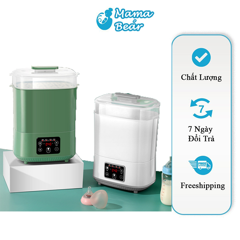 Máy Hâm Sữa Cầm Tay Thông Minh 4 Trong 1 Cao Cấp Warm Milk Tích Hợp Máy Tiệt Trùng Sấy Khô Bình Sữa Điện Tử Đa Năng