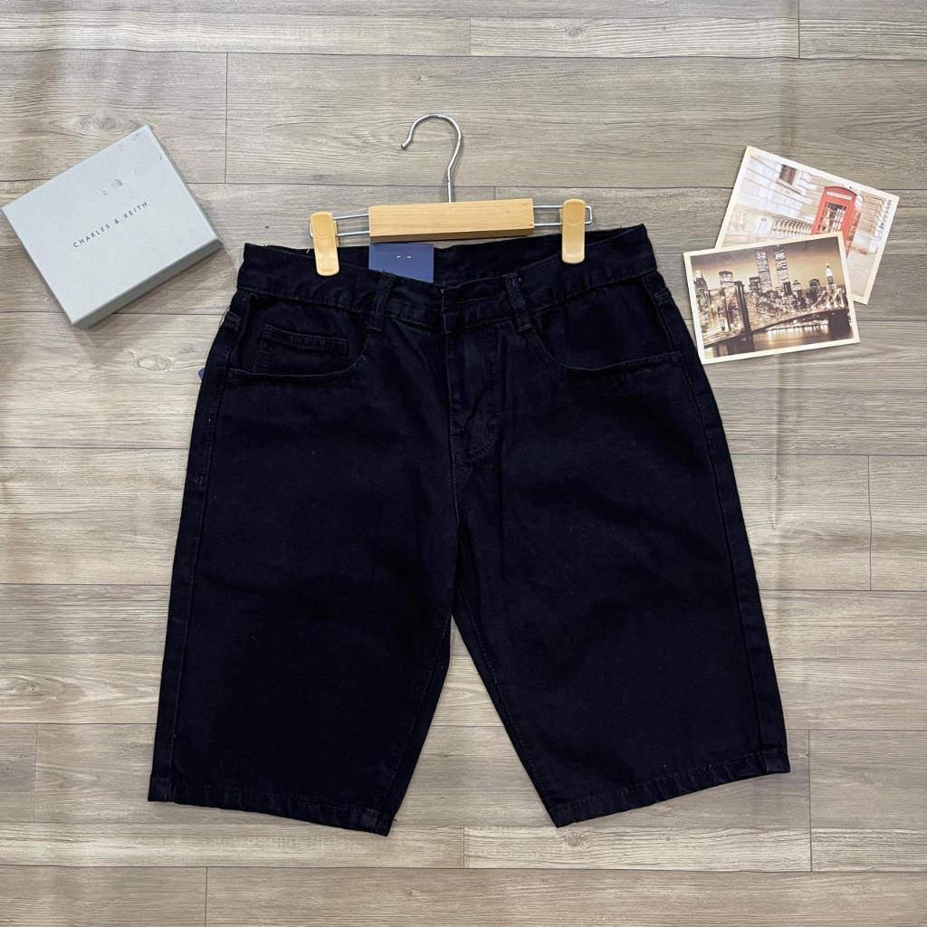 Mua (CÓ VIDEO)Quần short jean nam vải Denim co dãn rách form thêu LOGO ...