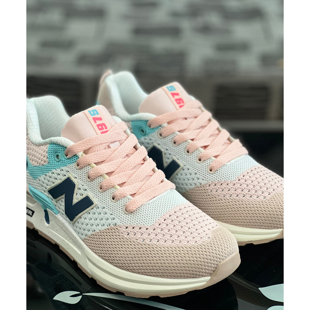 Giày Thể Thao New Balance Nữ Dòng Chạy Bộ Thời Trang Lưới Thoáng Full Box