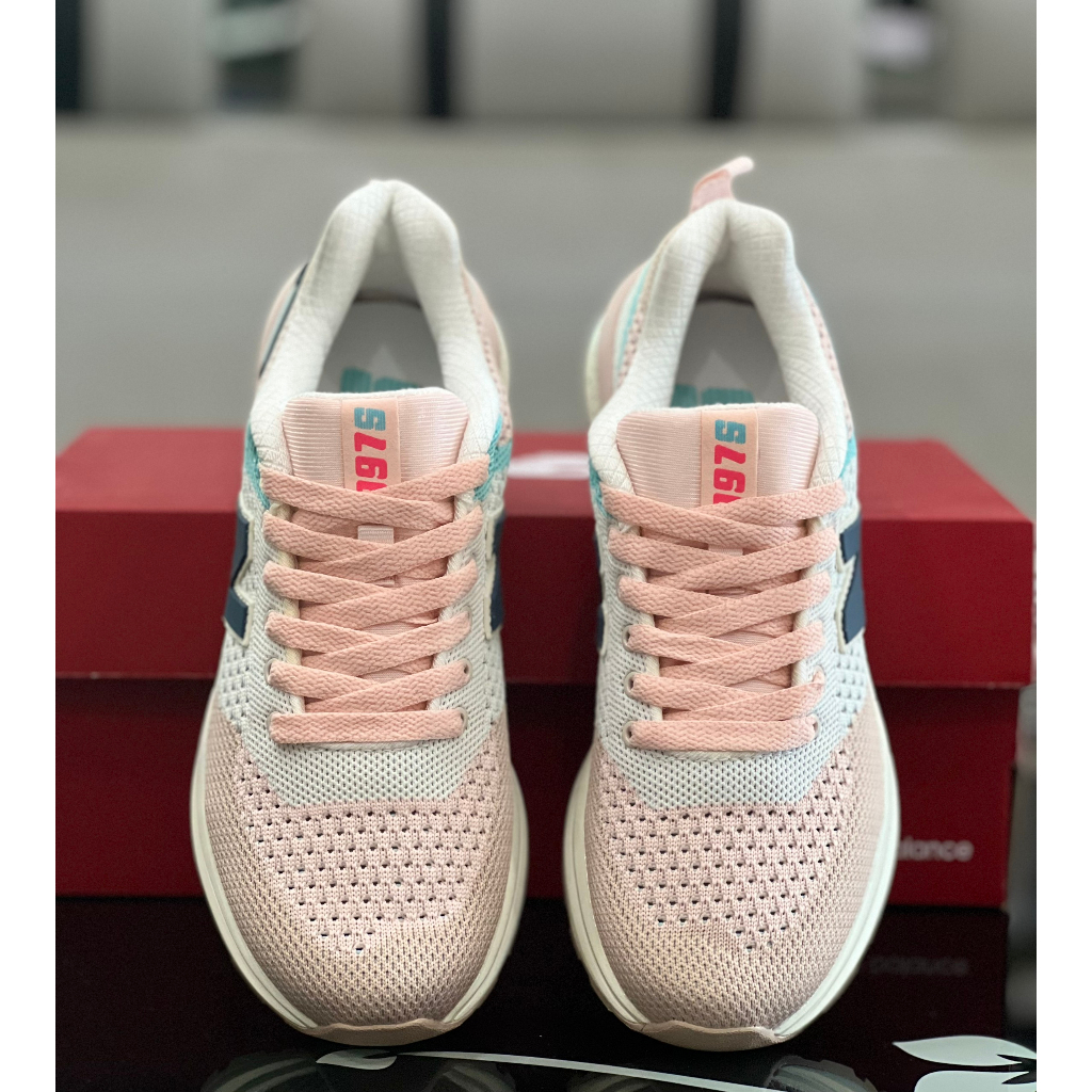Giày Thể Thao New Balance Nữ Dòng Chạy Bộ Thời Trang Lưới Thoáng Full Box