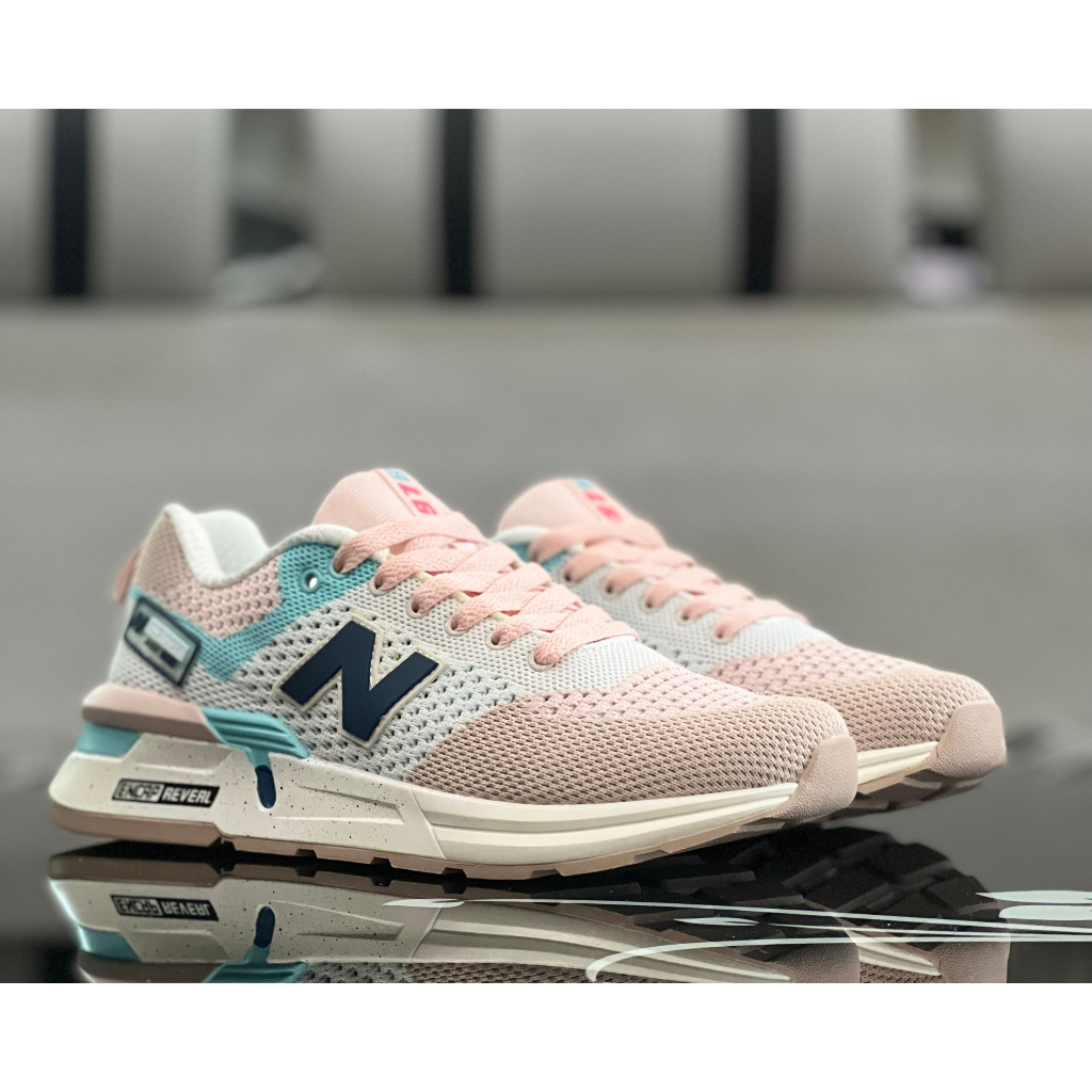 Giày Thể Thao New Balance Nữ Dòng Chạy Bộ Thời Trang Lưới Thoáng Full Box