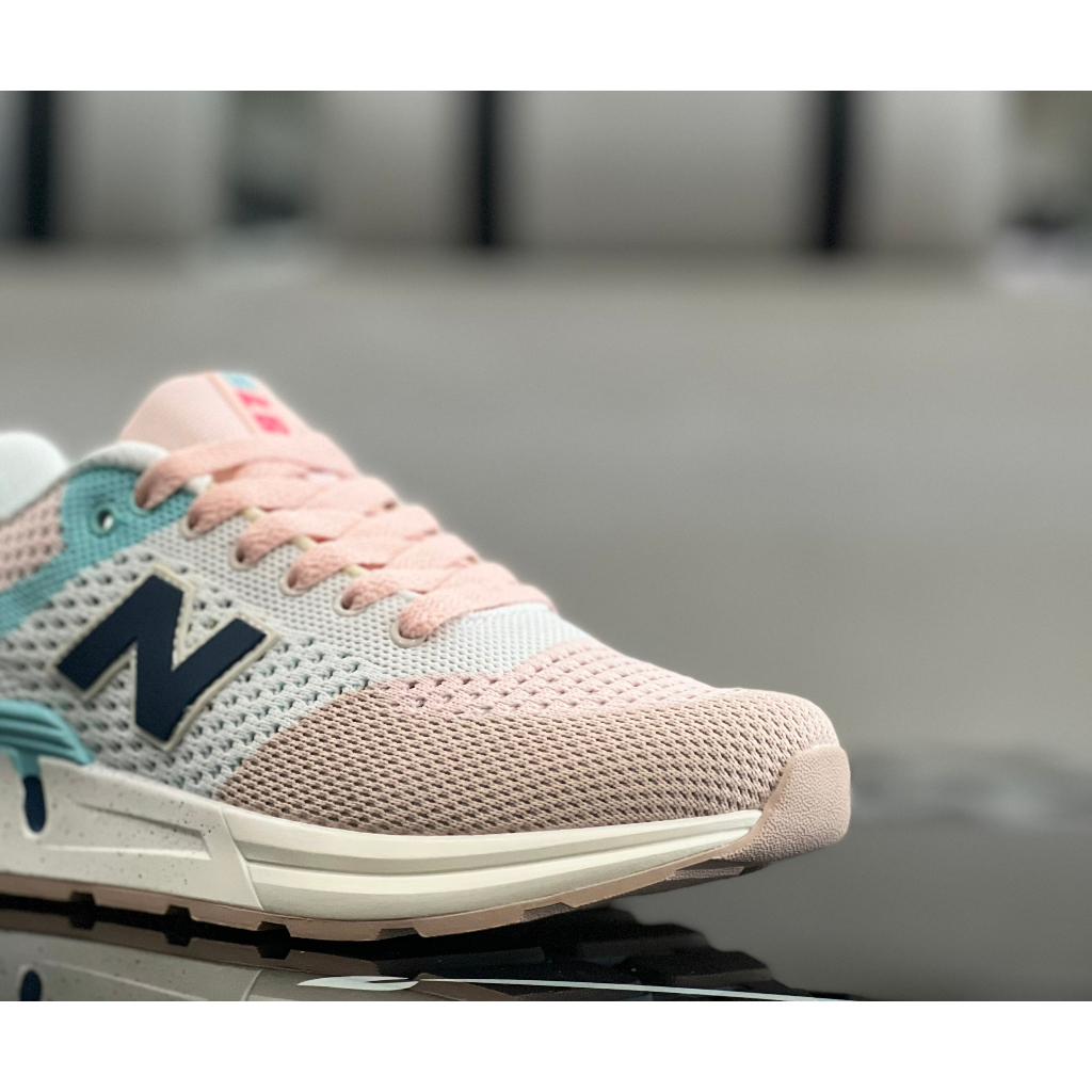 Giày Thể Thao New Balance Nữ Dòng Chạy Bộ Thời Trang Lưới Thoáng Full Box