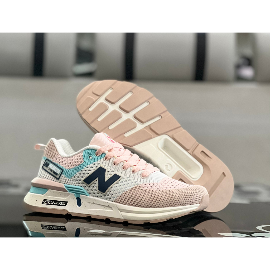 Giày Thể Thao New Balance Nữ Dòng Chạy Bộ Thời Trang Lưới Thoáng Full Box