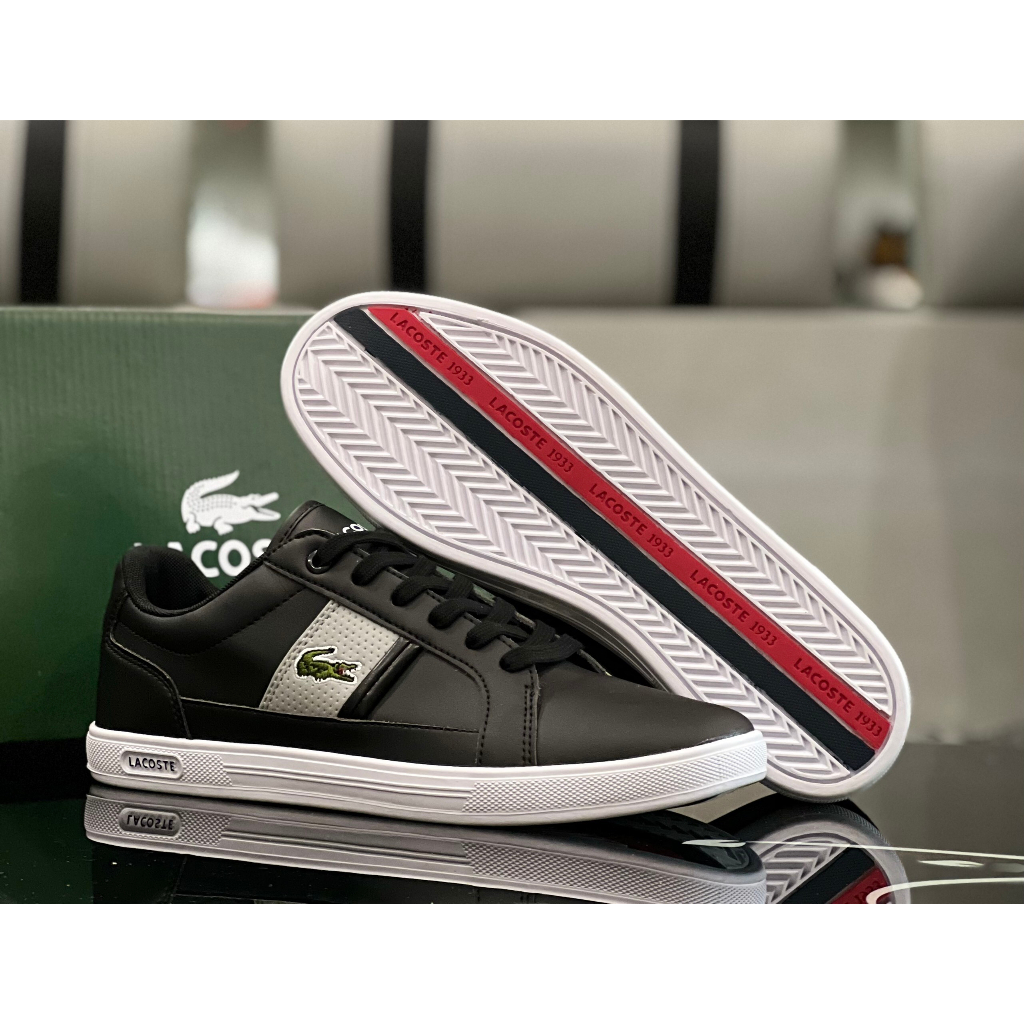 Giày Lacoste Chính Hãng Nam Dòng Thể Thao Lịch Lãm Thời Trang Da Cao Câp Full Box