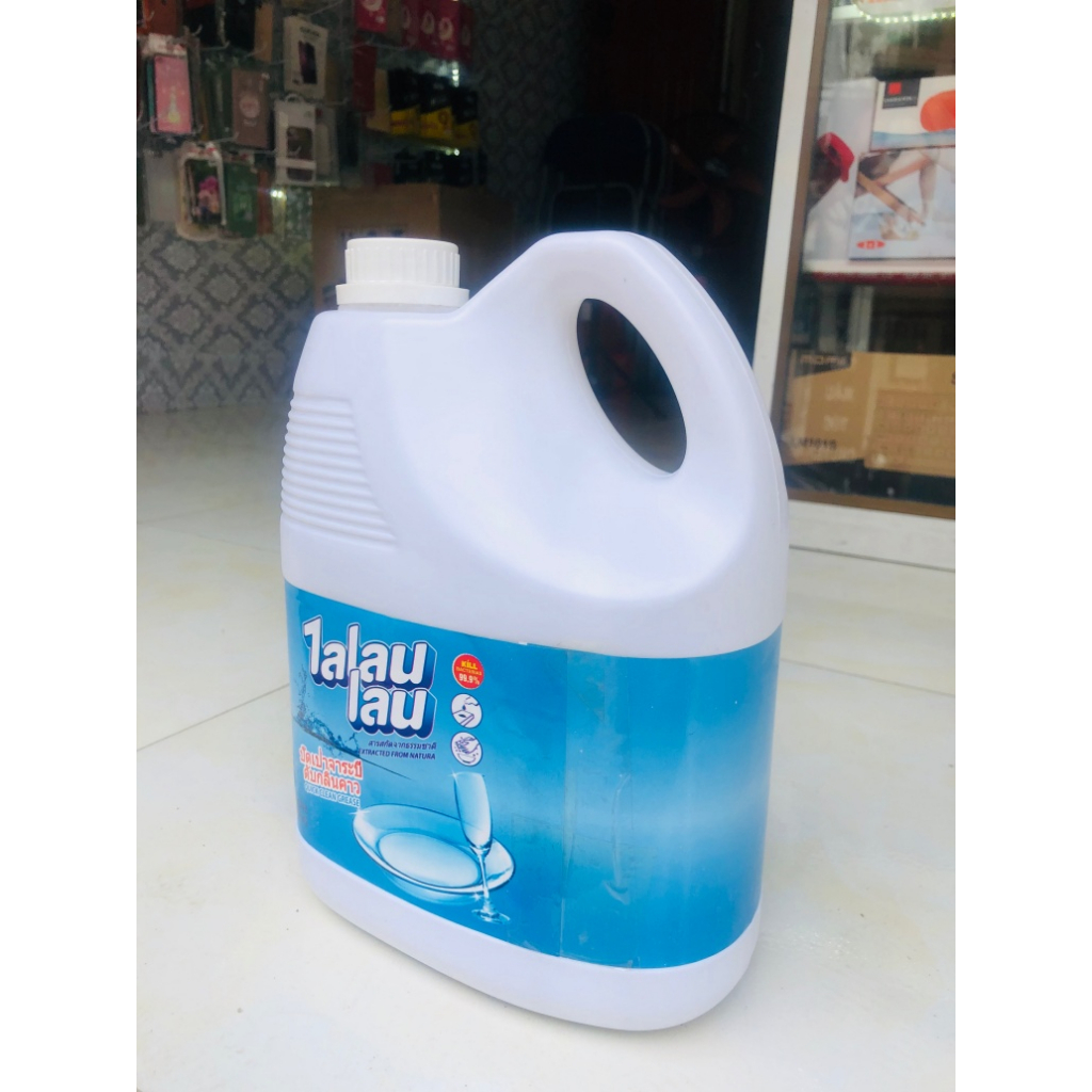 [HÀNG CHUẨN] Nước Rửa Chén, Bát Lipon Thái Lan Can 3600ml, Nước Rửa Chén Không Mùi - Tongkhohuyhoang168