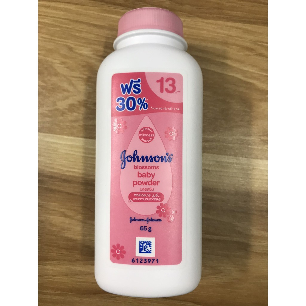 Combo 2 Chai Phấn Rôm Johnson's Baby Powder Thái Lan 65g - Tongkhohuyhoang168