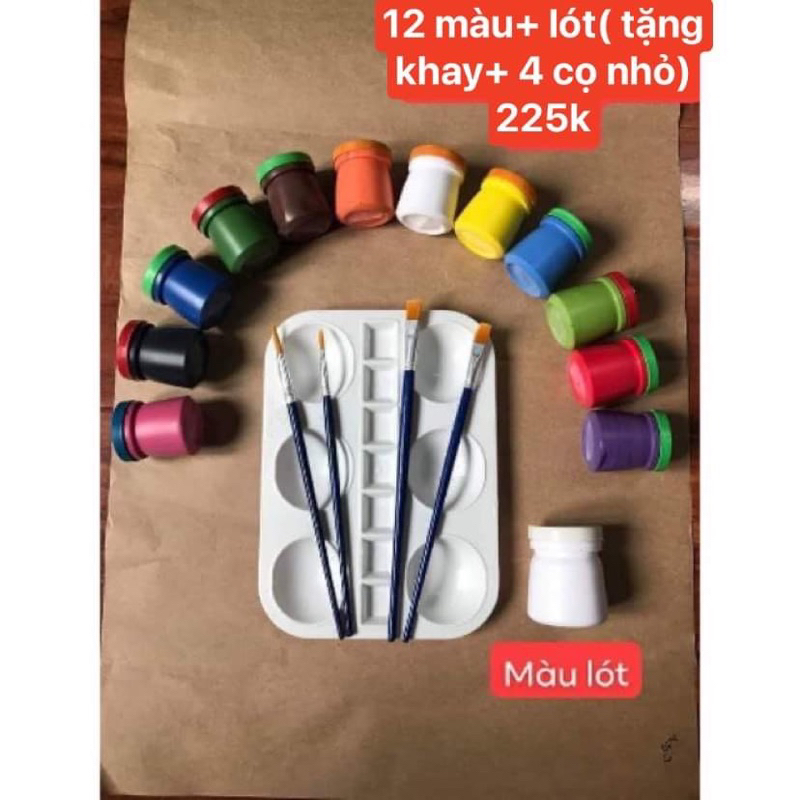 Set màu vẽ vải