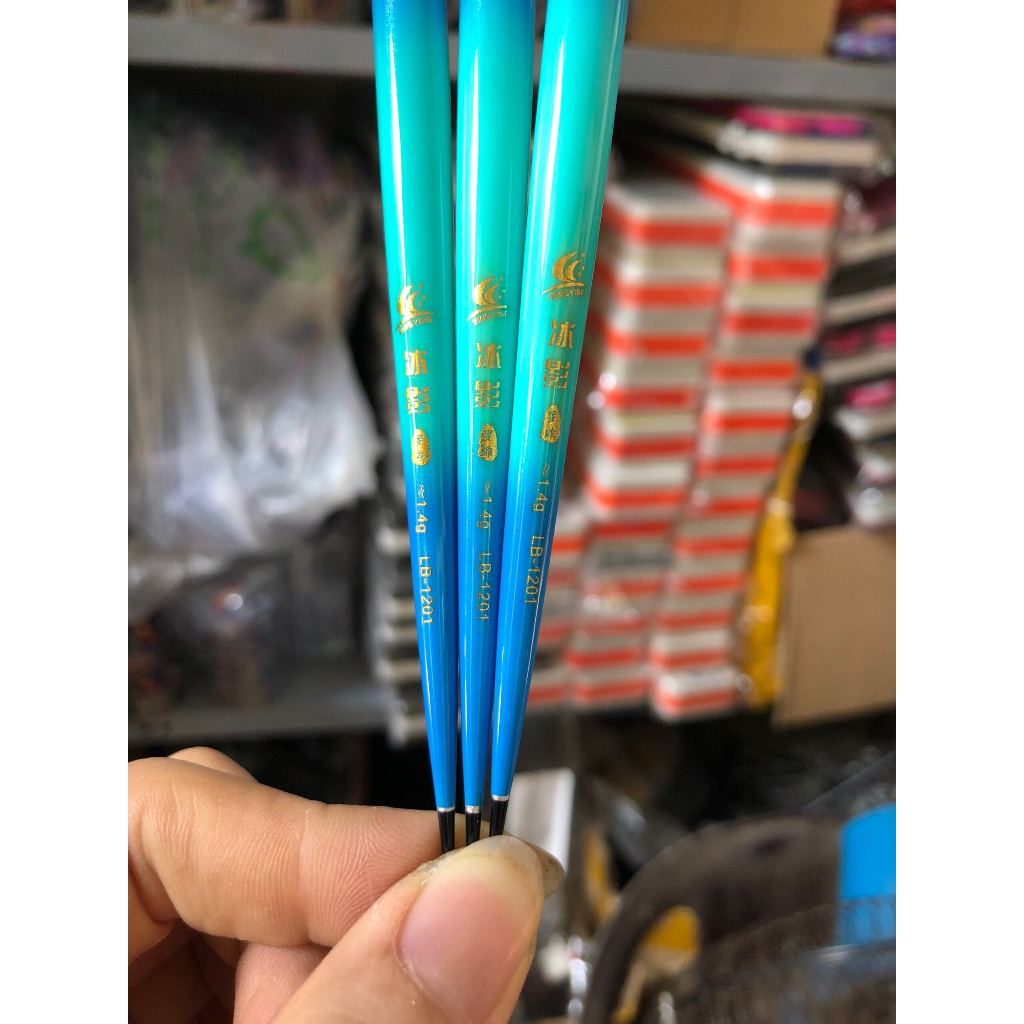 Phao điện câu rô xanh đổi màu và không đổi màu, phao câu đài tải chì 1.4g, 1.7g, 2.1g