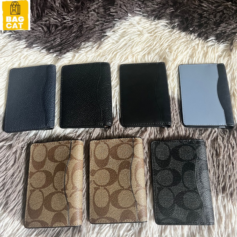 Sẵn hàng Ví đựng thẻ  Mini COACH CARD HOLDER ,kèm hộp làm quà tặng