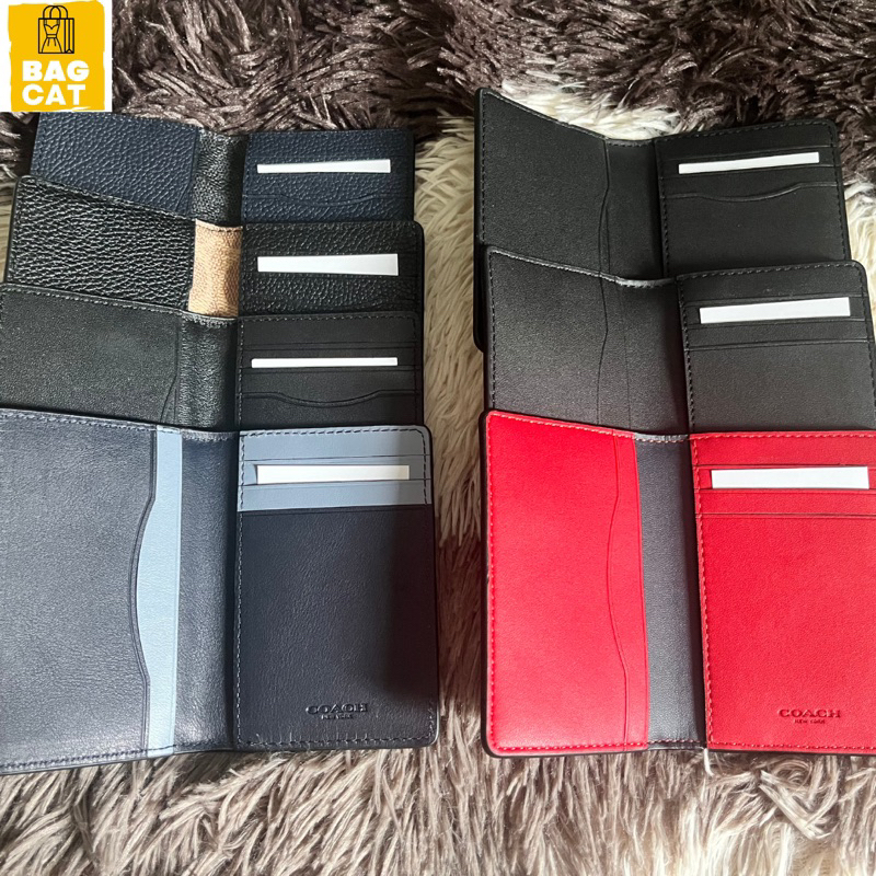 Sẵn hàng Ví đựng thẻ  Mini COACH CARD HOLDER ,kèm hộp làm quà tặng