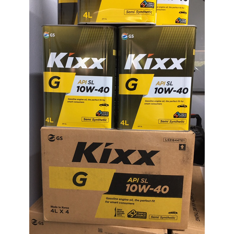 Dầu hộp số 4l kixx can sắt 10w40 cam kết chính hãng và là đại lý của hãng