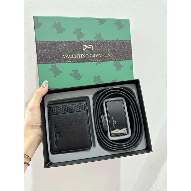 Sét ví nịt Valentino Creations Malay auth sale