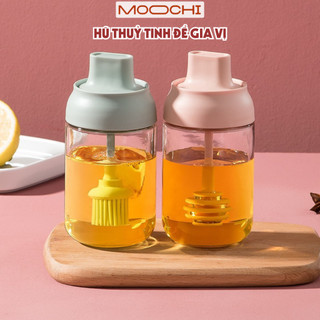 Hũ Thủy Tinh Đựng Gia Vị, Lọ Đựng Gia Vị, Mật Ong, Dầu Ăn Dung Tích 250 ml, Chống Nước, Ẩm Mốc, Côn Trùng