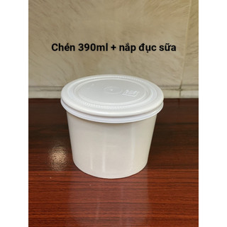 50 cái chén giấy 390ml + nắp ps