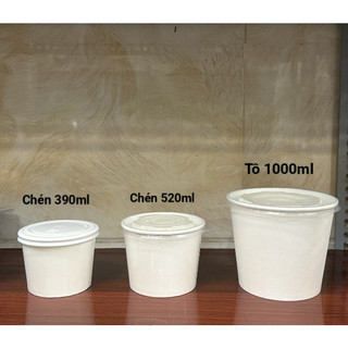 50 cái chén 520ml +  nắp PP