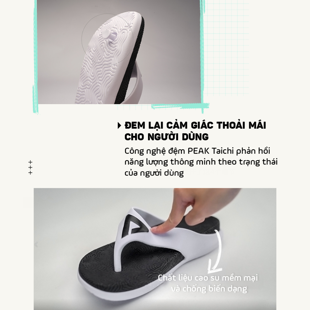 Dép xỏ ngón PEAK Taichi Slipper ET22107L