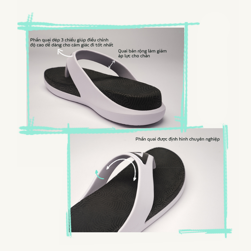 Dép xỏ ngón PEAK Taichi Slipper ET22107L