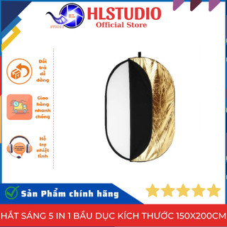 Hắt sáng 5 in 1 bầu dục kích thước 150x200cm HL Studio