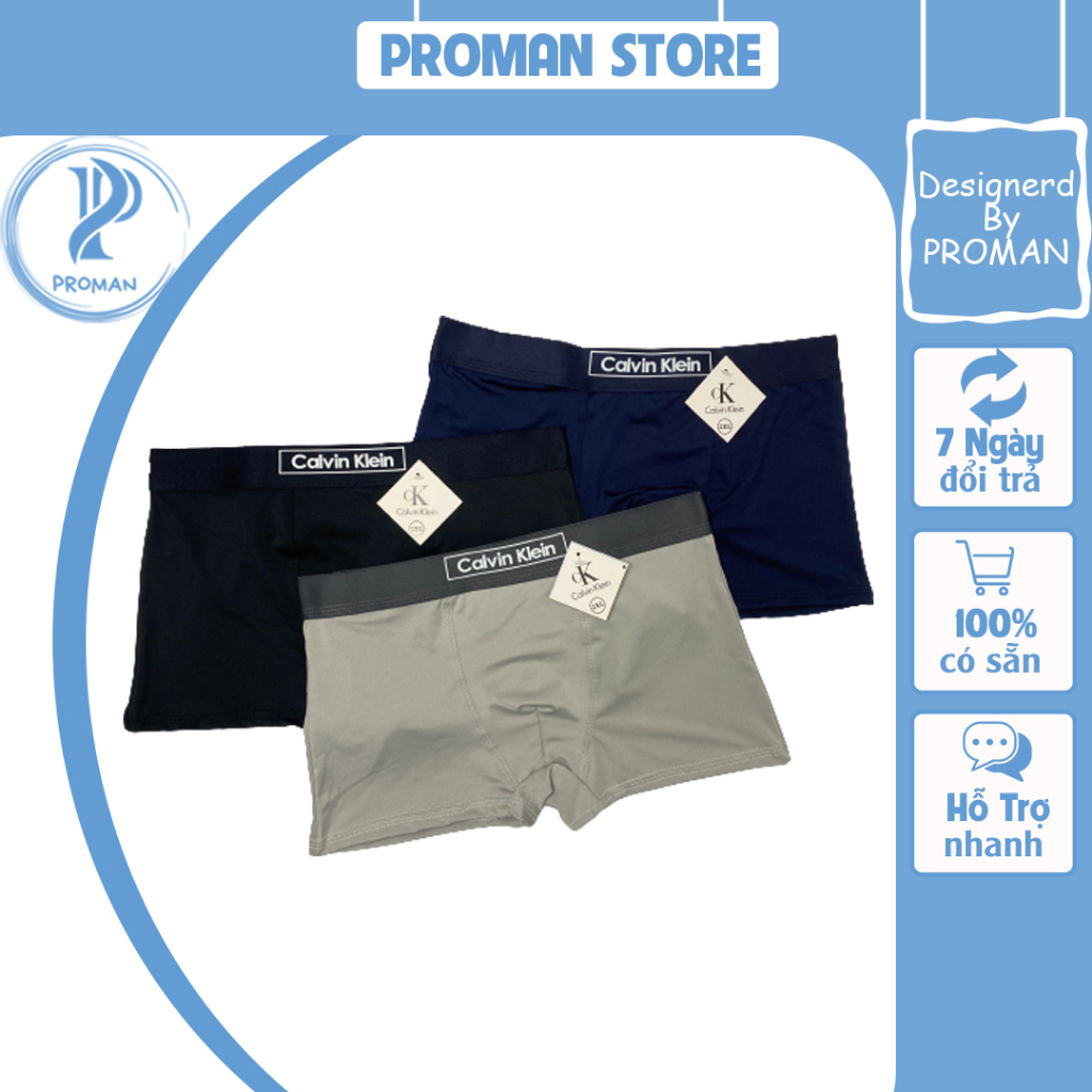 Quần Sịp Nam CK Thu Lạnh - Quần Sịp Proman Store Chất Vải Thun Lạnh Cực Thoáng Mát Co Giãn 4 Chiều