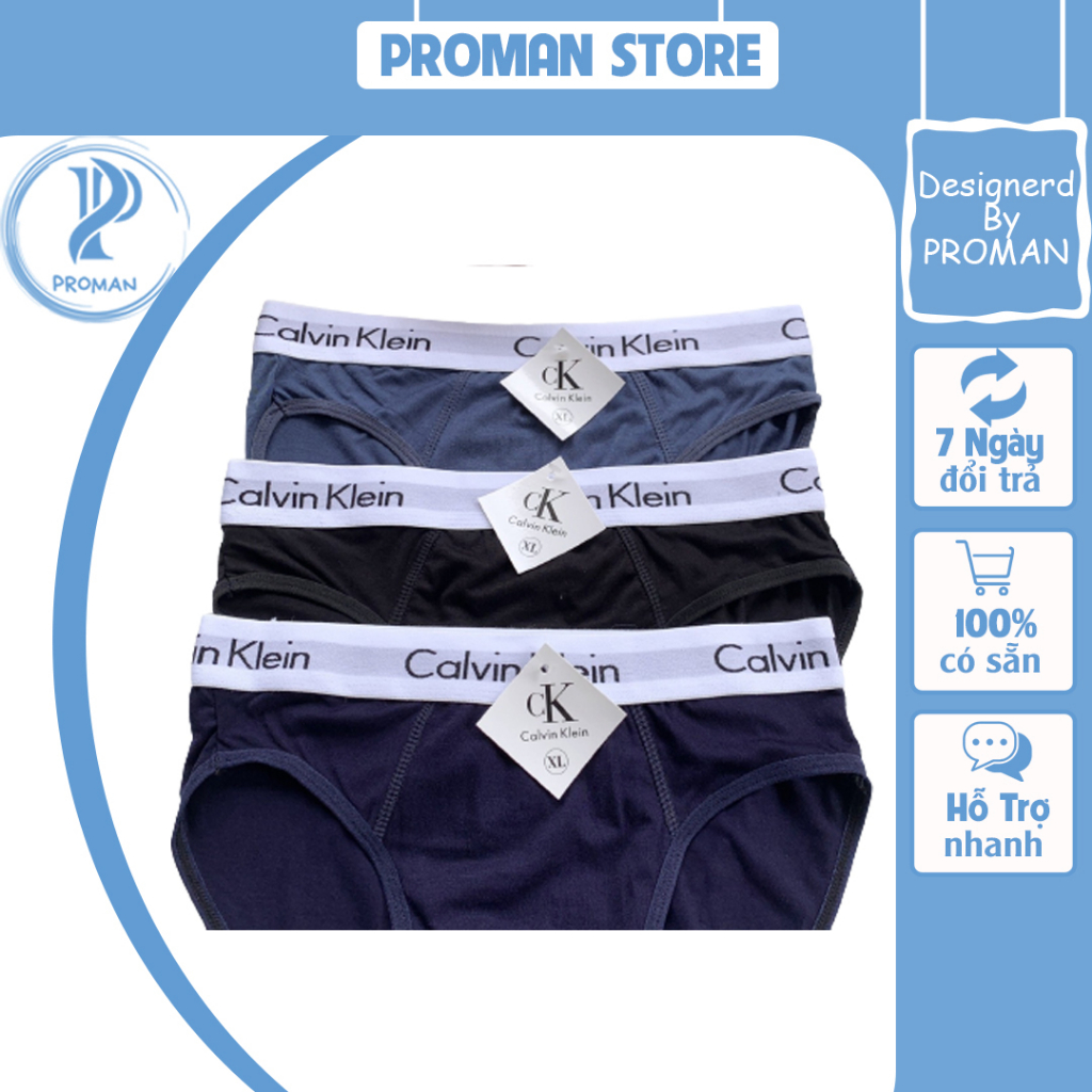 Quần Sịp Nam Chéo Thun Lạnh CK Thu Lạnh - Quần Sịp Proman Store Chất Vải Thun Lạnh Cực Thoáng Mát Co Giãn 4 Chiều
