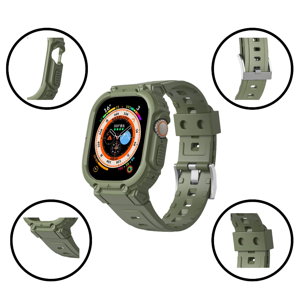 Dây Đeo Kèm Ốp Dành Cho Apple Watch Ultra / Apple Watch Series 4/5/6/7/8/SE/SE 2022, Kai.N Venture