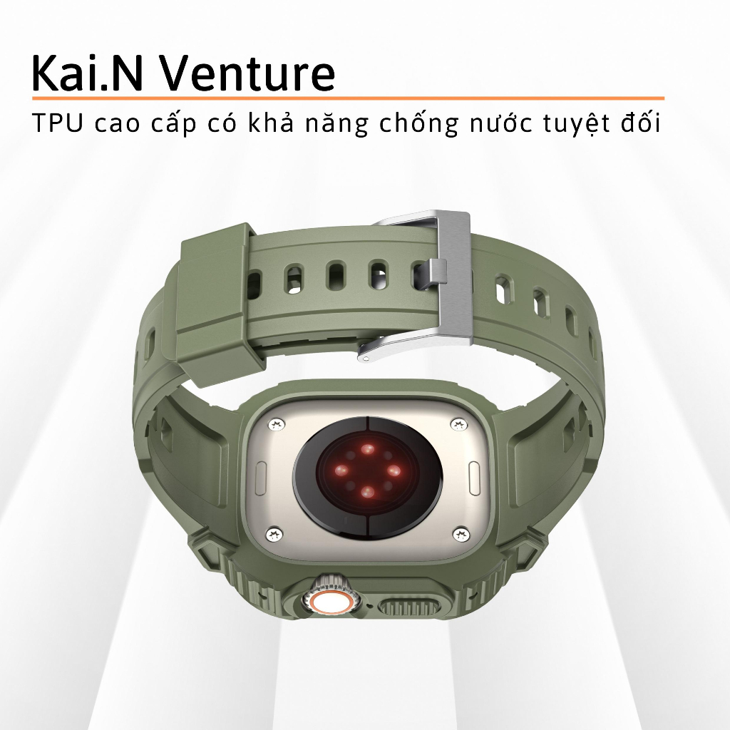Dây Đeo Kèm Ốp Dành Cho Apple Watch Ultra / Apple Watch Series 4/5/6/7/8/SE/SE 2022, Kai.N Venture