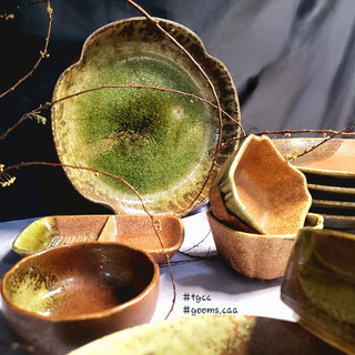 Chén gốm mộc