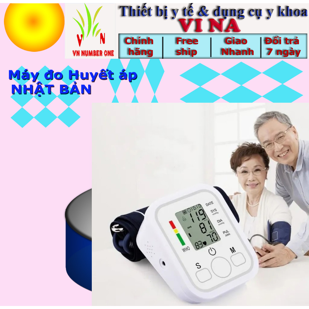 Máy đo huyết áp tự động ARM STYLE Của NHẬT BẢN CHÍNH HÃNG (đo bắp tay)