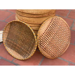 Mẹt sàng lỗ thưa đan cật mây tre