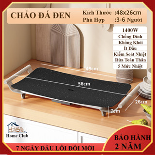 Nồi nướng điện đa năng, bếp nướng điện mặt đá với cấu trúc 6 lớp chống dính cao cấp. Bảo hành 2 năm trên toàn quốc.