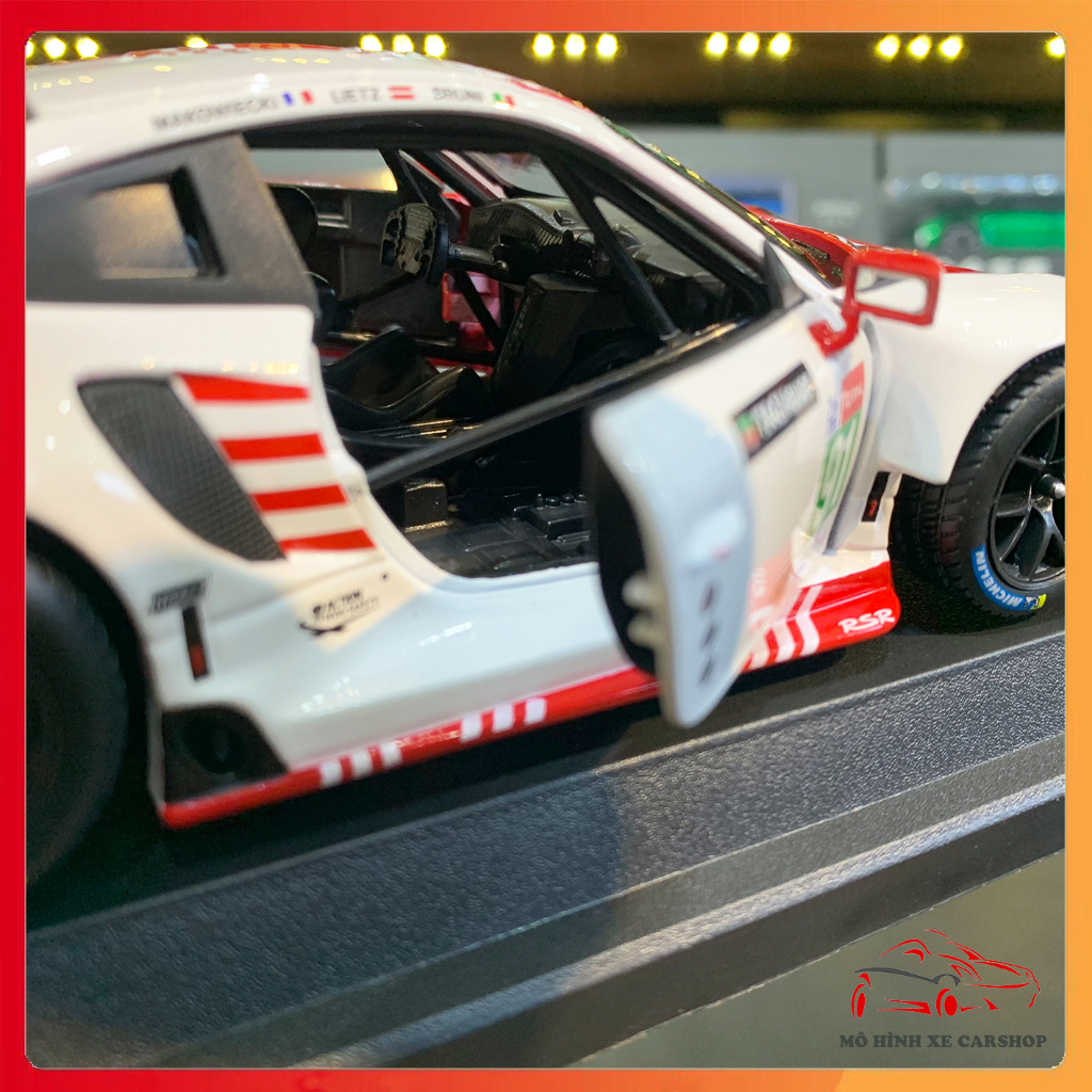Mô hình xe Porsche 911 RSR LM 2020 tỉ lệ 1:24 Bburago