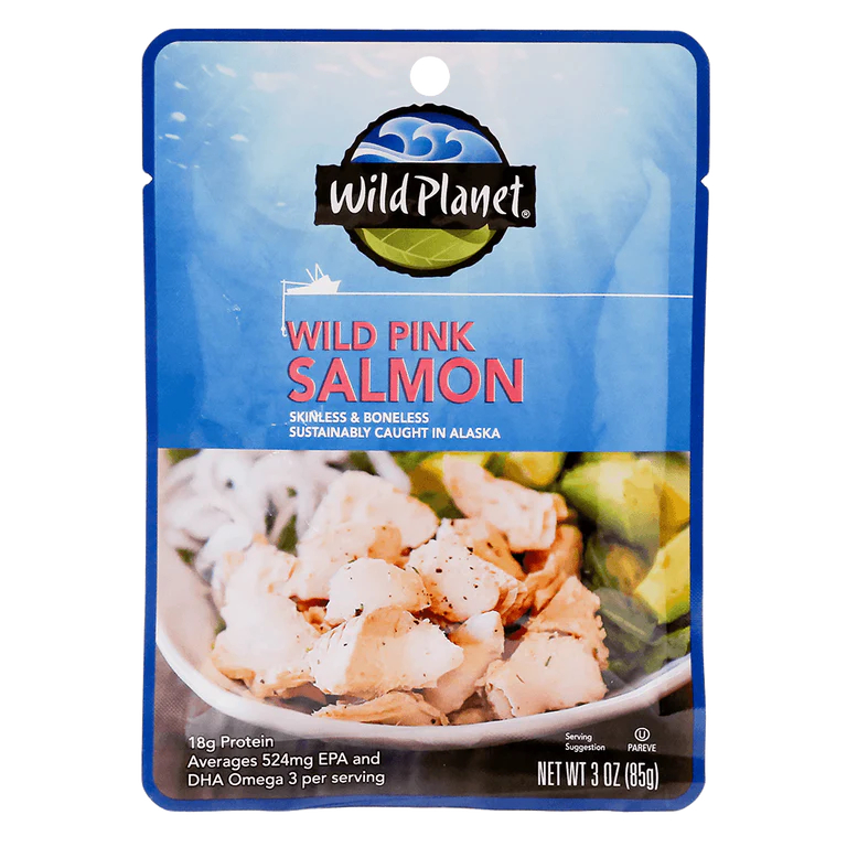 Cá hồi hồng đại dương Pink Salmon Wild Planet ăn liền