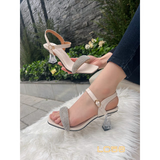 Giày sandal jico mẫu mới nhất cao 7cm - tôn dáng, êm chân - lc58