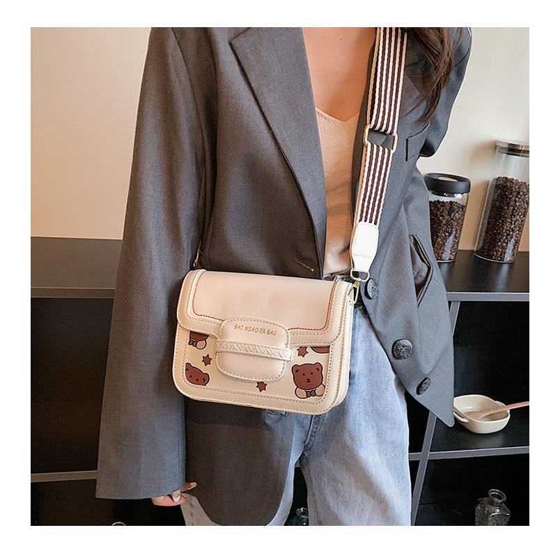 [TẶNG DÂY BUỘC TÓC] Túi xách nữ họa tiết gấu xinh làm quà tặng sang trọng da trơn phong cách hàn quốc 544