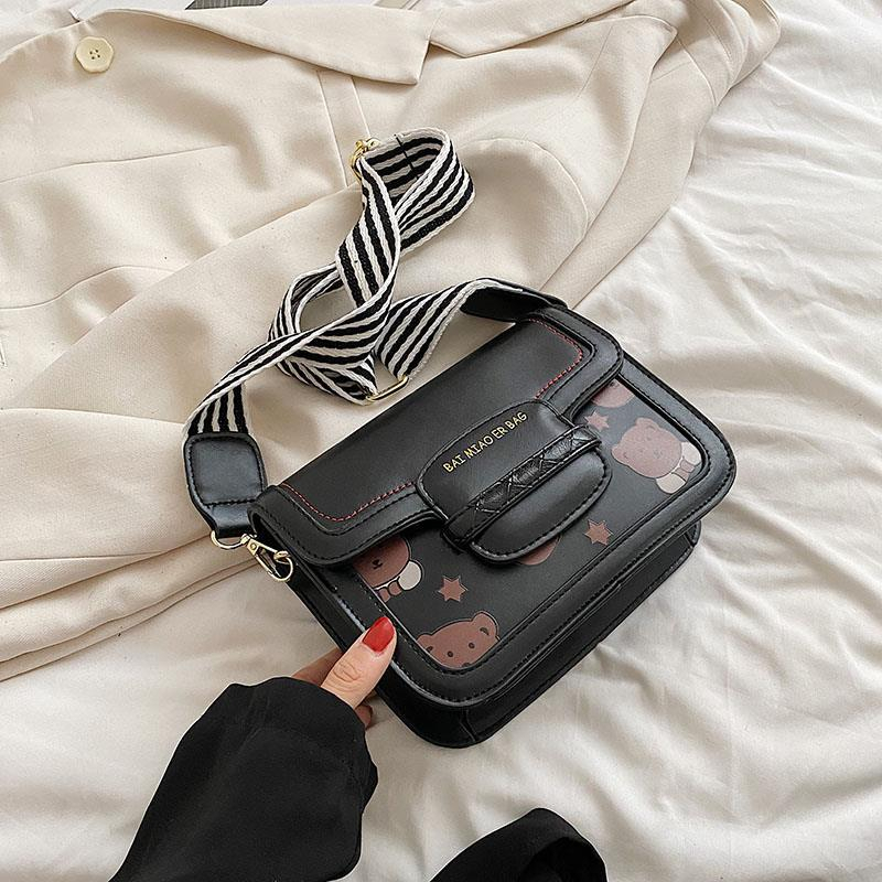 [TẶNG DÂY BUỘC TÓC] Túi xách nữ họa tiết gấu xinh làm quà tặng sang trọng da trơn phong cách hàn quốc 544