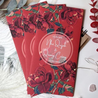 Lì xì in tên cho đám cưới, lễ ăn hỏi (Nhiều mẫu)