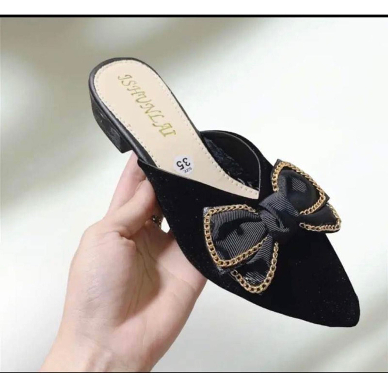 Giày sục bệt nơ 2 cánh big size 35-45