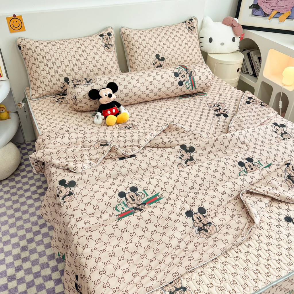 Chiếu điều hòa cao su non bọc đệm disney,thảm cao su mẫu mới