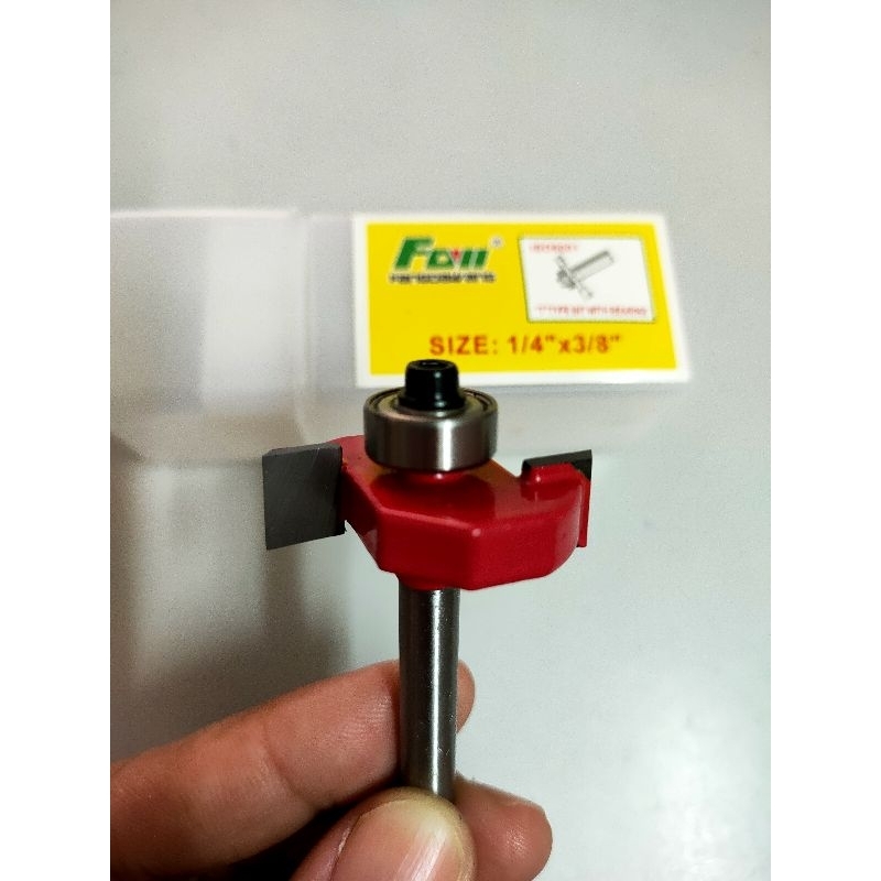 Mũi phay router cuốc hai cánh cốt 6.35mm đủ size từ 3li đến 15li, mũi phay móc rãnh phay alu Favi
