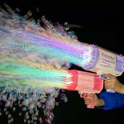 Súng Bắn Bong Bóng Xà Phòng, Súng Phun Bong Bóng Tự Động 32 Lòng Siêu Nhiều Bong Bóng