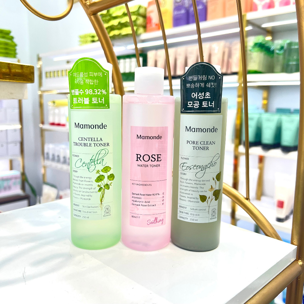 (CÓ BILL) Nước Hoa Hồng MAMONDE Flower Toner 250ml