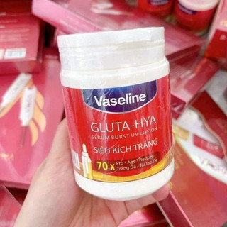 Dưỡng Kích Body Vaseline Gluta Hya Healthy Bright 70X